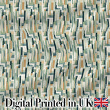 Geometric Abstract Mosaic Color Blocks Artistic Seamless Pattern Design Digital Print Fabric by the Metre UK Sewing Quilting Textile