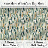 Geometric Abstract Mosaic Color Blocks Artistic Seamless Pattern Design Digital Print Fabric by the Metre UK Sewing Quilting Textile