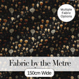 Luxury Gold Hot Air Balloons Night Sky Seamless Pattern Digital Print Fabric by the Metre UK Sewing Quilting Textile