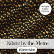 Golden Heart Balloon Luxury Seamless Pattern Celebration Background Design Digital Print Fabric by the Metre UK Sewing Quilting Textile