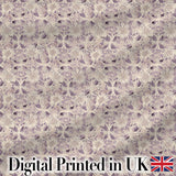 Soft Vintage Floral Lace Pattern in Beige and Lavender Tones Elegant Repeat Digital Print Fabric by the Metre UK Sewing Quilting Textile