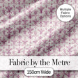 Soft Lavender Ornate Fleur De Lis Seamless Pattern Subtle Vintage Digital Print Fabric by the Metre UK Sewing Quilting Textile