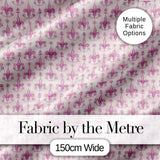 Pastel Purple Decorative Damask Pattern Elegant Repeat Design Digital Print Fabric by the Metre UK Sewing Quilting Textile