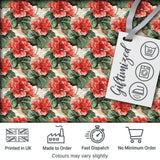 Classic Red Rose Cluster Seamless Pattern Garden Inspired Textile Digital Print Fabric by the Metre UK Sewing Quilting Textile