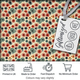 Floral Burst Ditsy Flowers Seamless Pattern Art Digital Print Fabric by the Metre UK Sewing Quilting Textile