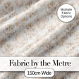 Elegant Neutral Beige Vintage Damask Floral Seamless Pattern Digital Print Fabric by the Metre UK Sewing Quilting Textile