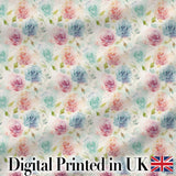 Classic Rose Bouquet Floral Vintage Seamless Pattern Digital Print Fabric by the Metre UK Sewing Quilting Textile
