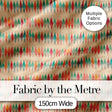 Colorful Geometric Diamond Ikat Style Seamless Pattern Digital Print Fabric by the Metre UK Sewing Quilting Textile