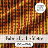 Vintage Ethnic Stripe Red Green Woven Seamless Pattern Digital Print Fabric by the Metre UK Sewing Quilting Textile