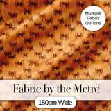 Ornate Vintage Scroll Pattern in Deep Red and Blue Seamless Design Digital Print Fabric by the Metre UK Sewing Quilting Textile