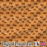 Ornate Vintage Scroll Pattern in Deep Red and Blue Seamless Design Digital Print Fabric by the Metre UK Sewing Quilting Textile