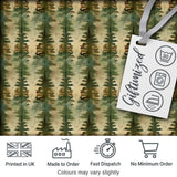 Abstract Forest Pine Tree Artistic Seamless Pattern Digital Print Fabric by the Metre UK Sewing Quilting Textile