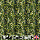 Lush Green Grape Cluster Vineyard Seamless Pattern Digital Print Fabric by the Metre UK Sewing Quilting Textile