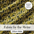 Vintage Green Grape Vine Leaves Seamless Pattern Digital Print Fabric by the Metre UK Sewing Quilting Textile