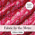 Romantic Pink Blossoms on Warm Pastel Background Seamless Pattern Digital Print Fabric by the Metre UK Sewing Quilting Textile