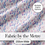 Pastel Pink Purple Dreamcatcher Feathers Seamless Pattern Digital Print Fabric by the Metre UK Sewing Quilting Textile