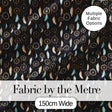 Dreamcatcher Night Sky Stars Feather Hanging Pattern Dark Background Digital Print Fabric by the Metre UK Sewing Quilting Textile