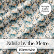 Watercolor Antelope with Soft Pastel Background Seamless Pattern Digital Print Fabric by the Metre UK Sewing Quilting Textile