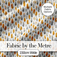 Minimal Autumn Leaves and Sprigs Neutral Seamless Pattern Digital Print Fabric by the Metre UK Sewing Quilting Textile