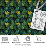 Dense Tropical Monstera Leaves in Deep Green Tones Seamless Pattern Digital Print Fabric by the Metre UK Sewing Quilting Textile
