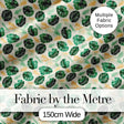 Tropical Leaves Mix with Palm and Monstera on Cream Background Seamless Digital Print Fabric by the Metre UK Sewing Quilting Textile