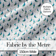 Watercolor Peacock Birds with Soft Floral Background Seamless Pattern Digital Print Fabric by the Metre UK Sewing Quilting Textile