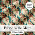 Vintage Peacock Birds with Pink Floral Garden Seamless Pattern Digital Print Fabric by the Metre UK Sewing Quilting Textile