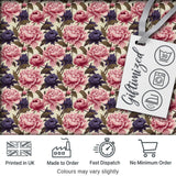 Soft Peony Flowers in Blush Pink and Cream Seamless Pattern Digital Print Fabric by the Metre UK Sewing Quilting Textile