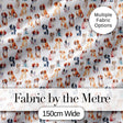 Cute Watercolor Puppy Dogs on White Background Seamless Pattern Digital Print Fabric by the Metre UK Sewing Quilting Textile