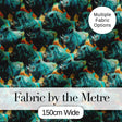 Geometric Rhino Animals Abstract Style Seamless Pattern Digital Print Fabric by the Metre UK Sewing Quilting Textile