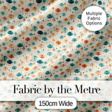 Watercolor Style Umbrellas with Soft Pastel Splashes Seamless Pattern Digital Print Fabric by the Metre UK Sewing Quilting Textile