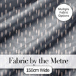 Grey Background Minimal Abstract Brush Marks Seamless Pattern Digital Print Fabric by the Metre UK Sewing Quilting Textile