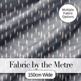 Grey Background Minimal Abstract Brush Marks Seamless Pattern Digital Print Fabric by the Metre UK Sewing Quilting Textile