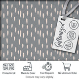 Grey Background Minimal Abstract Brush Marks Seamless Pattern Digital Print Fabric by the Metre UK Sewing Quilting Textile
