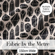 Abstract Crystal Gemstone Seamless Pattern Modern Geometric Design Digital Print Fabric by the Metre UK Sewing Quilting Textile