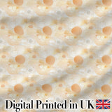 Abstract Beige Organic Shapes Seamless Pattern Minimal Modern Texture Digital Print Fabric by the Metre UK Sewing Quilting Textile
