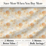 Abstract Beige Organic Shapes Seamless Pattern Minimal Modern Texture Digital Print Fabric by the Metre UK Sewing Quilting Textile