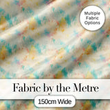 Dreamy Pastel Floral Burst Seamless Pattern Soft Abstract Texture Digital Print Fabric by the Metre UK Sewing Quilting Textile