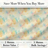 Dreamy Pastel Floral Burst Seamless Pattern Soft Abstract Texture Digital Print Fabric by the Metre UK Sewing Quilting Textile