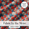 Seashell Starfish Ocean Seamless Pattern Coastal Beach Marine Life Design Digital Print Fabric by the Metre UK Sewing Quilting Textile