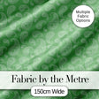 Light Green Paisley Decorative Bandana Style Seamless Pattern Fabric Digital Print Fabric by the Metre UK Sewing Quilting Textile