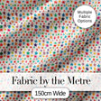 Bright Multicolor Star Scatter Seamless Pattern Digital Print Fabric by the Metre UK Sewing Quilting Textile