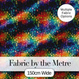 Rainbow Galaxy Butterfly Stars Cosmic Burst Seamless Pattern Digital Print Fabric by the Metre UK Sewing Quilting Textile