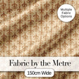 Vintage Fleur De Lis Damask Pattern Classic Cream Background Seamless Digital Print Fabric by the Metre UK Sewing Quilting Textile