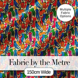 Bright Abstract Multicolor Pepper Seamless Pattern Modern Artistic Food Print Digital Print Fabric by the Metre UK Sewing Quilting Textile