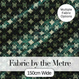Vintage Floral Damask Green Seamless Pattern Elegant Style Digital Print Fabric by the Metre UK Sewing Quilting Textile