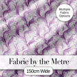 Soft Lavender Feather Swirl Seamless Pattern Elegant Abstract Floral Design Digital Print Fabric by the Metre UK Sewing Quilting Textile
