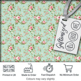 Vintage Pink Rose Floral Seamless Pattern Pastel Garden Botanical Design Digital Print Fabric by the Metre UK Sewing Quilting Textile