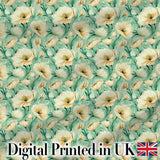 Cream Poppy Floral Seamless Pattern Soft Artistic Botanical Bloom Design Digital Print Fabric by the Metre UK Sewing Quilting Textile
