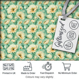 Cream Poppy Floral Seamless Pattern Soft Artistic Botanical Bloom Design Digital Print Fabric by the Metre UK Sewing Quilting Textile